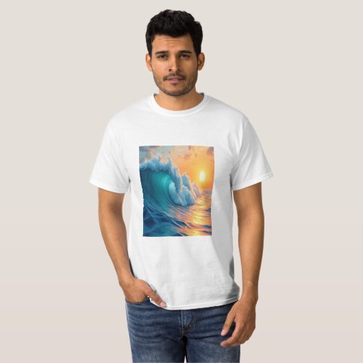 Ocean Waves T-Shirt Tシャツ (正面フル)