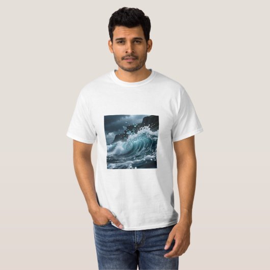 Ocean Waves T-Shirt Tシャツ (正面フル)
