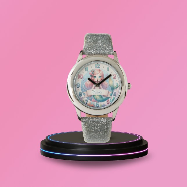 Ocean Whimsy Mermaid Watch 腕時計 (クリエイターアップロード済み)