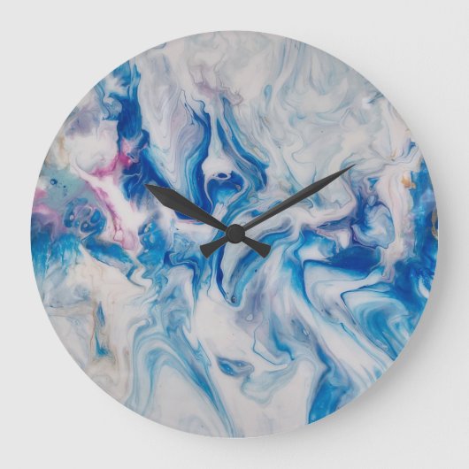 Ocean Whisper ラージ壁時計 (正面)