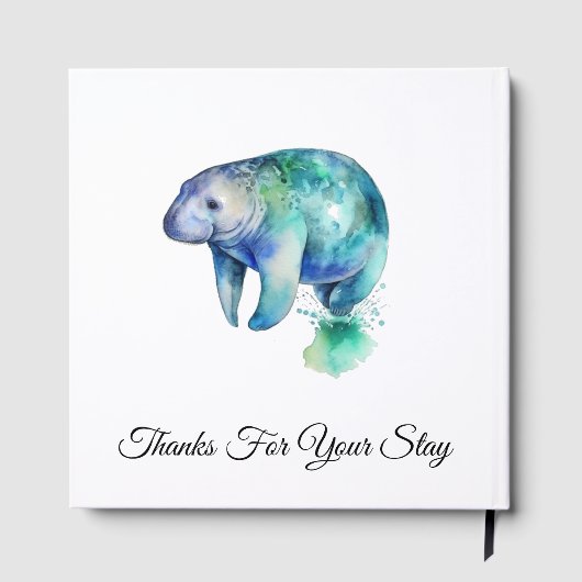 Ocean Whisper Manatee, custom ゲストブック (裏面)
