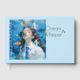 Ocean Whisper Underwater Girl Journal Guest Book ゲストブック