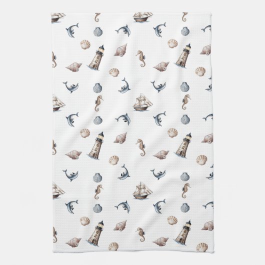 Ocean Whispers! キッチンタオル (縦)