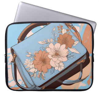 Oceana Floral Ai art laptop sleeve  ラップトップスリーブ