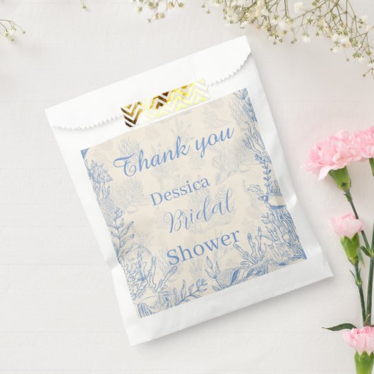 oceane エレガント blue toileお気に入りバッグ フェイバーバッグ (封をした状態)