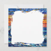 Oceanic Coastal Ocean Waves Sunset   カード (裏面)