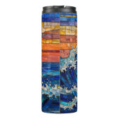 Oceanic Coastal Ocean Waves Sunset   タンブラー (裏面)