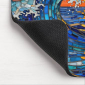 Oceanic Coastal Ocean Waves Sunset   マウスパッド (コーナー)