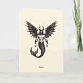 Oceanic Crocell Demon Illustration カード (裏面)