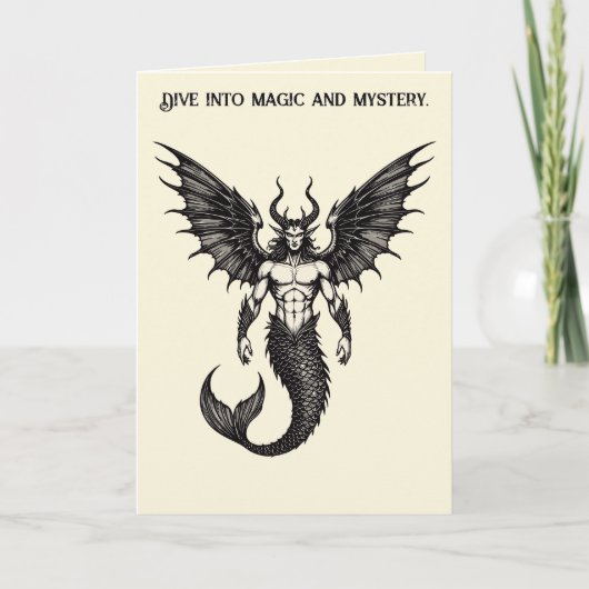 Oceanic Crocell Demon Illustration カード (正面)