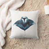 Oceanic Manta Ray Pillow クッション (ブランケット)