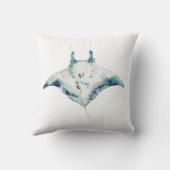 Oceanic Manta Ray Pillow クッション (裏面)