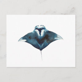 Oceanic Manta Ray Postcard ポストカード
