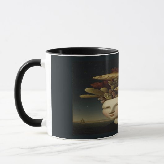 Oceanic Mind Coral Crown Surreal Art Mug マグカップ (左)