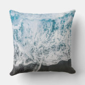 Oceanic Serenity Beach Water Pillow クッション (裏面)