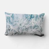 Oceanic Serenity Beach Water Pillow ランバークッション (裏面)