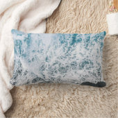 Oceanic Serenity Beach Water Pillow ランバークッション (ブランケット)