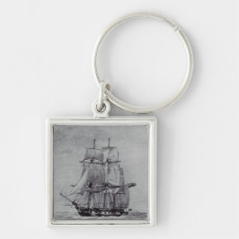 Oceanic Trek Graphic Ships Fine Art キーホルダー