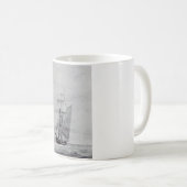 Oceanic Trek Graphic Ships Fine Art コーヒーマグカップ (正面右)