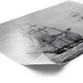 Oceanic Trek Graphic Ships Fine Art フォトプリント (角)