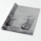 Oceanic Trek Graphic Ships Fine Art ラッピングペーパー (アンロールド)