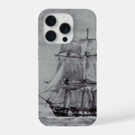 Oceanic Trek Graphic Ships Fine Art iPhone 15 Proケース