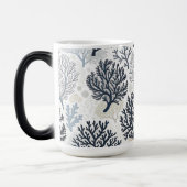 Oceanic Vibes Botanical Corals モーフィングマグカップ (左)