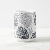 Oceanic Vibes Botanical Corals モーフィングマグカップ (中央)