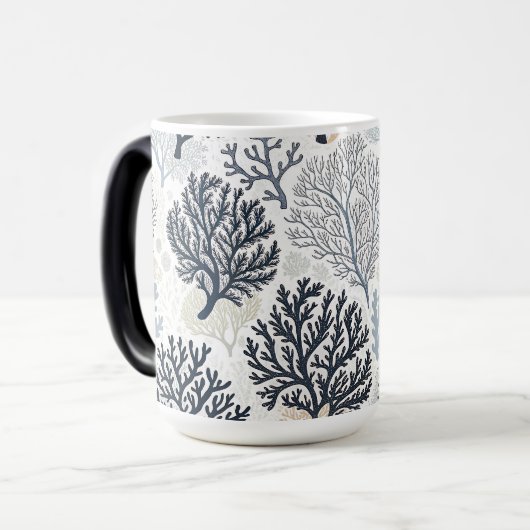 Oceanic Vibes Botanical Corals モーフィングマグカップ (正面左)