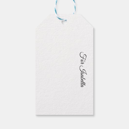 Oceanic Whisper Manatee, custom ギフトタグ (裏面)