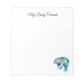 Oceanic Whisper Manatee, custom ノートパッド (正面)