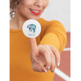 Oceanic Whisper Manatee, custom ラウンドシール