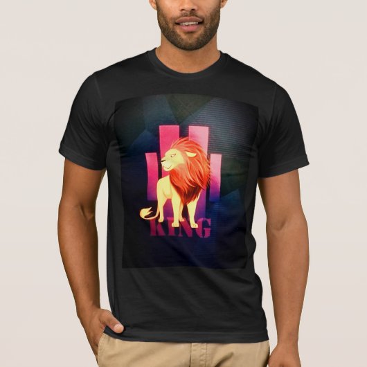 OceanicWaves king lion(unique) Tシャツ (正面)