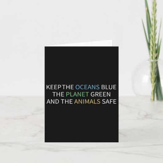 Oceans 保 Blue Environmental Protection、Cli カード (正面)