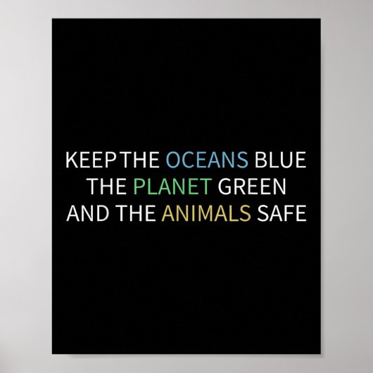 Oceans 保 Blue Environmental Protection、Cli ポスター (正面)