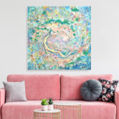 Ocean's Forest: Dragon's Current キャンバスプリント (インサイチュ (リビング))