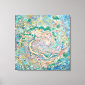 Ocean's Forest: Dragon's Current キャンバスプリント (正面)