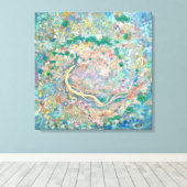 Ocean's Forest: Dragon's Current キャンバスプリント (インサイチュ (ウッドフロア))