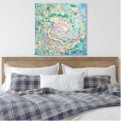 Ocean's Forest: Dragon's Current キャンバスプリント (インサイチュ (寝室))