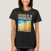 Oceans Of Possibilities Reading Books Ocean Reader Tシャツ (正面)