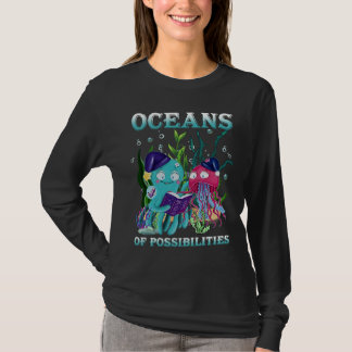 Oceans Of Possibilities Sea Animal Summer Reading  Tシャツ