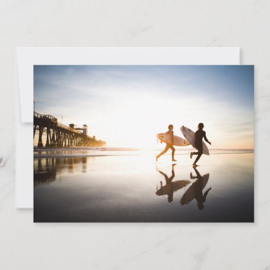 Oceanside Beach サンキューカード (正面)