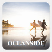 Oceanside Beach スクエアシール (正面)