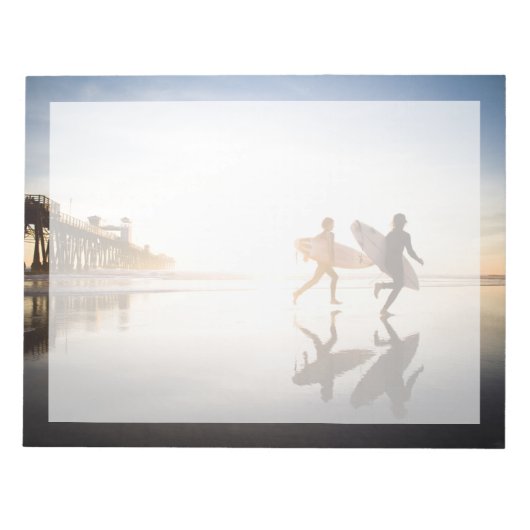 Oceanside Beach ノートパッド (正面)