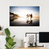 Oceanside Beach ポスター (ホームオフィス)