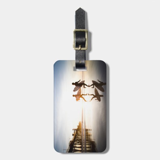 Oceanside Beach ラゲッジタグ (正面縦)