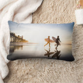 Oceanside Beach ランバークッション (ブランケット)