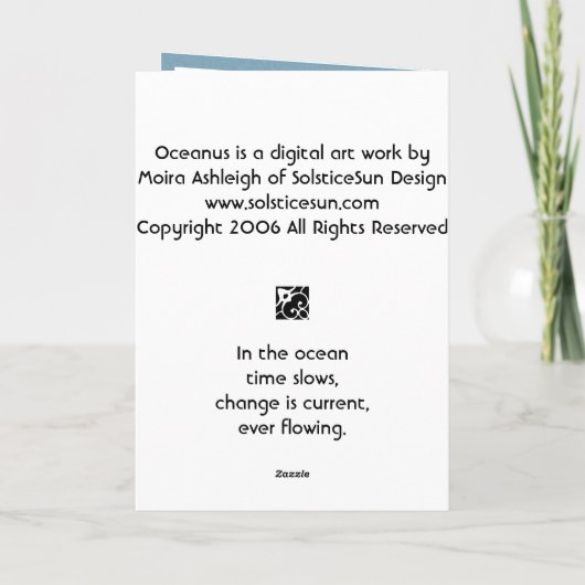 Oceanus カード (裏面)