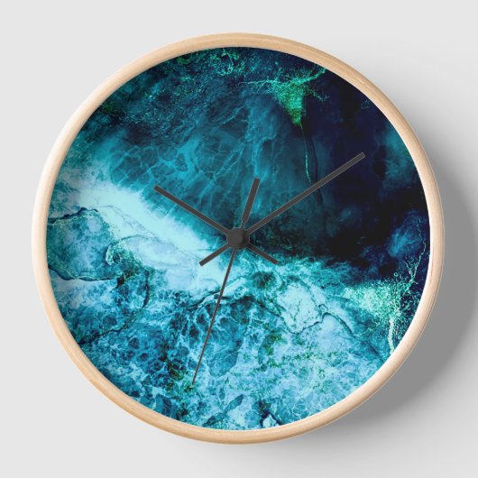 OceanWaves 壁時計 (正面)