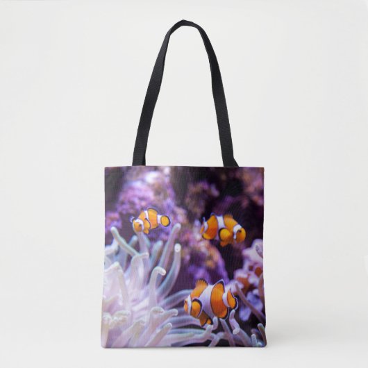 Ocellaris Clownfish |のAmphiprion Ocellaris トートバッグ (正面)